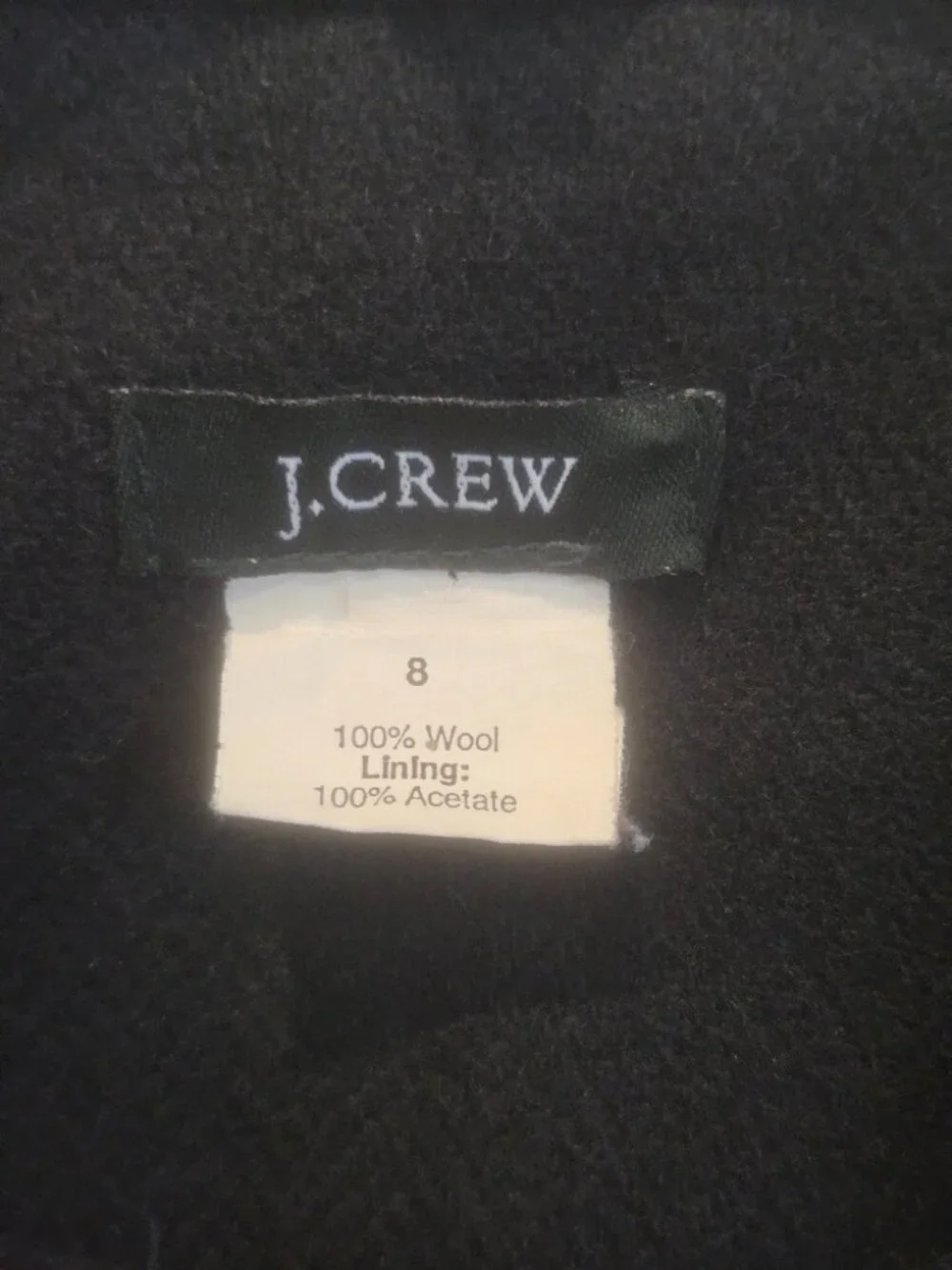 Preppy J Crew Black Wool Blazer